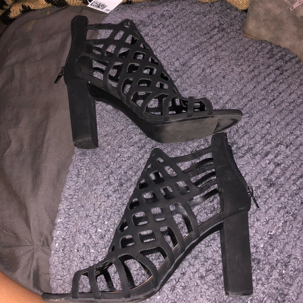 Black heels